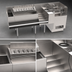 Thumbnail image #3 for Krowne Taffer Command Station 76-Inch Underbar Bar Ice Bin with Hybrid Sink and Speedrail