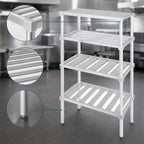 Thumbnail image #3 for Channel Manufacturing TA2048 Tubular Adjustable Aluminum Shelf, 48 x 20 x 2 Inch