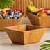 Thumbnail image #3 for American Metalcraft 12-Inch Square Bamboo Bowl