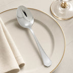 Thumbnail image #4 for Winco Victoria 0035-10 European Tablespoon, 8-1/4-Inch, Extra Heavyweight, Mirror Finish, 18/8 Stainless Steel Case of 25