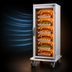 Thumbnail image #3 for Panco HCFNLSN-RA2.25 Narrow Full-Size Non-Insulated Heated Holding Cabinet with Clear Door