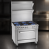Thumbnail image #3 for Southbend Platinum 48-Inch Heavy-Duty Gas Sectional Range with 8 Open Burners, Cabinet Base, 280,000 BTU