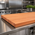 Thumbnail image #3 for Boos Block American Cherry Edge Grain Kitchen Countertop, 108 x 27 x 2-1/4 Inch, Varnique Finish
