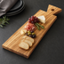 Thumbnail image #3 for American Metalcraft Olive Wood Serving Board with Handle, 16-5/8 x 5-7/8 Inches
