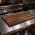 Thumbnail image #3 for Boos Block American Black Walnut Kitchen Countertop, 42 x 27 Inch, Blended Rails Edge Grain, 1-1/2 Inch Thick, Oil Finish