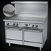Thumbnail image #3 for Garland G Starfire Pro 48-Inch Gas Restaurant Range with 48-Inch Griddle and Two Space-Saver Ovens