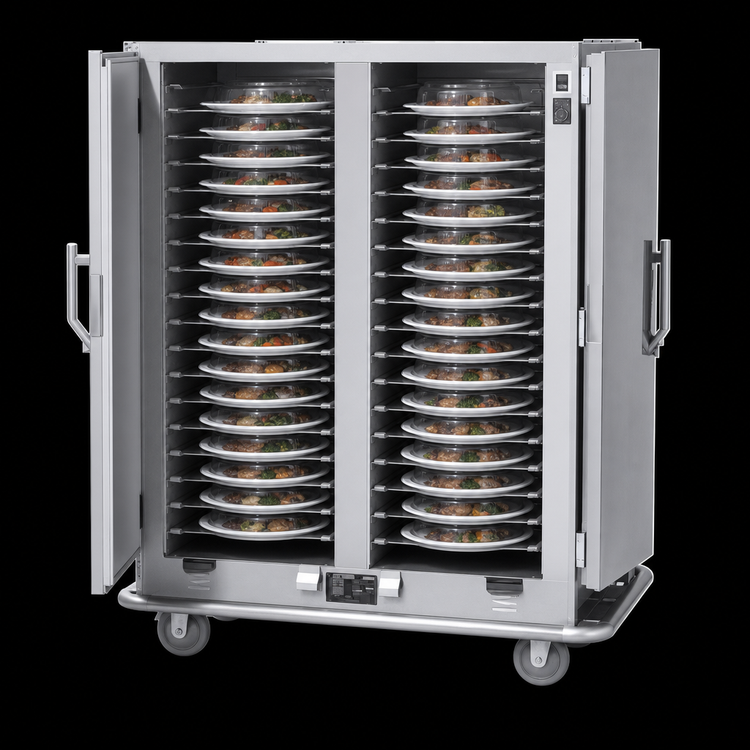 Product image #3 for Metro Double-Door Heated Banquet Holding Cabinet, 180-Plate Capacity, 120V, Stainless Steel