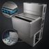Thumbnail image #3 for BK Resources 31-Inch Underbar Ice Bin with 10-Circuit Cold Plate, 100 lb Capacity
