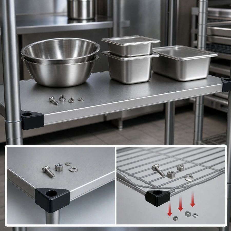 Solid Shelf Surface