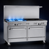 Thumbnail image #3 for Southbend Ultimate 60-Inch Gas Restaurant Range with 2 Open Burners, 48-Inch Griddle, Standard Oven and Convection Oven
