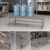 Thumbnail image #3 for Quantum Modular Wire Dunnage Rack, 24 x 24 x 14 Inches, 1500 lb Capacity, Gray Epoxy Antimicrobial Finish