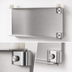 Thumbnail image #3 for Eagle Group 18-Inch Stainless Steel Double Knob Foot Bracket for Cantilevered Shelving Systems
