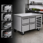 Thumbnail image #3 for Southbend (Middleby) Platinum 30072SB 72-Inch Low-Height Self-Contained Stainless Steel Freezer Base with 4 Self-Closing Drawers