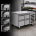 Thumbnail image #3 for Southbend Platinum 72-Inch Low-Height Self-Contained Stainless Steel Freezer Base with 4 Drawers