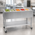 Thumbnail image #3 for Eagle Group SPCP-5 Portable 5-Pan Ice Cooled Open Base Cold Pan Serving Counter