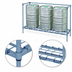 Thumbnail image #3 for Quantum Modular Wire Keg Dunnage Rack, 60 in W x 18 in D x 34 in H, 3-Keg Capacity, Gray Epoxy Antimicrobial Finish