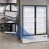 Thumbnail image #3 for Everest EMSGR48C Two-Section Glass Door Reach-In Chromatography Refrigerator, 50 Cu. Ft., Self-Contained Bottom Mount