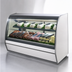 Thumbnail image #3 for Howard-McCray 74-Inch Curved Glass Remote Refrigerated Deli Meat & Cheese Service Case with LED Lighting