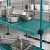 Thumbnail image #3 for Eagle QuadPLUS 72 x 21 Inch Solid Green Polymer Shelf Mat with Antimicrobial Protection