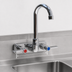 Thumbnail image #3 for Advance Tabco Lead-Free Splash-Mounted Commercial Faucet with 3-1/2-Inch Gooseneck Spout, 4-Inch Centers