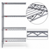 Thumbnail image #3 for Eagle Group Valu-Master 4-Tier Add-On Wire Shelving Unit, 36 x 24 x 63 Inches, Pewter Gray Epoxy