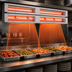 Thumbnail image #3 for Hatco Glo-Ray® Max Watt Lighted Dual Infrared Strip Heater, 18-Inch, Aluminum, 3-Inch Spacer