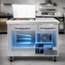 Thumbnail image #3 for Continental Refrigerator RA43N9M 43-Inch Refrigerated Sandwich Prep Table with Mighty Top and 2 Solid Doors