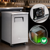 Thumbnail image #3 for True One-Section Solid Swing Door Back Bar Cooler, Stainless Steel, R290 Refrigeration, 30 6-Packs / 1 Half-Barrel Capacity