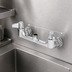 Thumbnail image #3 for equip 8-Inch Wall Mount Mixing Faucet, Less Nozzle, with Lever Handles and 00EE Wall Flanges
