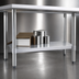 Thumbnail image #3 for New Age Aluminum Undershelf for 72-Inch W x 24-Inch D Commercial Work Tables, Knock Down