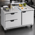 Thumbnail image #3 for Beverage-Air 60-Inch Two-Section Worktop Refrigerator with 2 Drawers and 1 Door