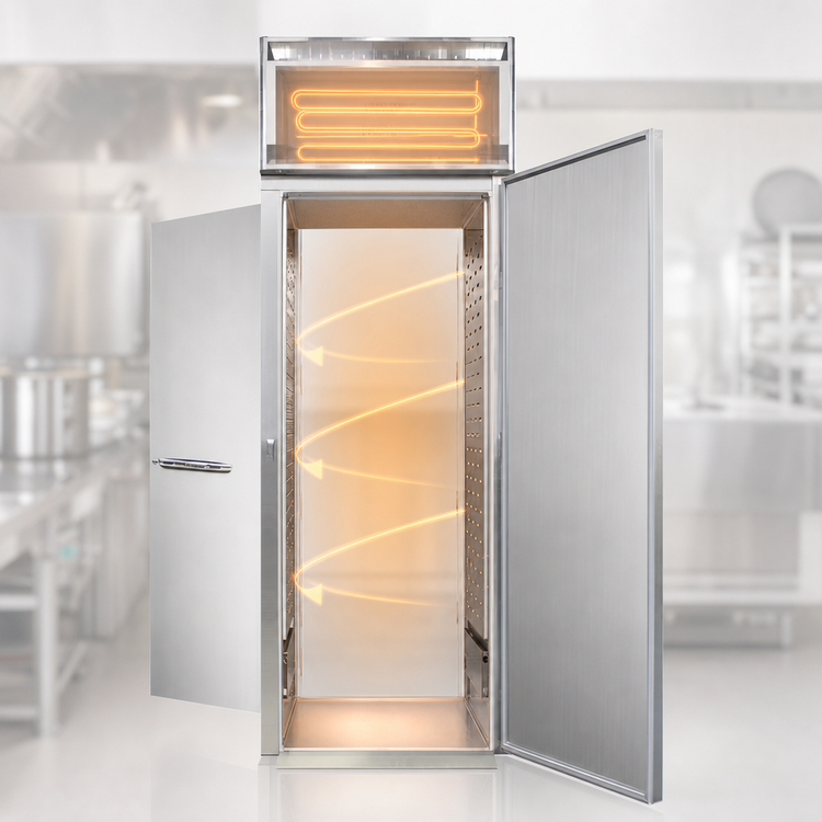 Product image #3 for Continental Refrigerator DL1WI-RT-E Designer Line Extra-High Roll-Thru Heated Holding Cabinet