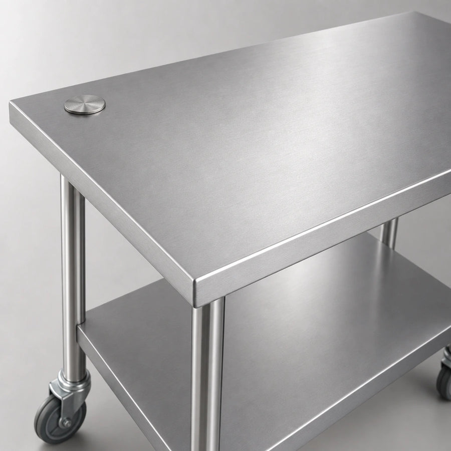 14-Gauge Stainless Steel Top