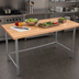 Thumbnail image #3 for John Boos HNB10A 84-Inch x 30-Inch Wood Top Work Table with 1-3/4-Inch Edge Grain Maple Top and Galvanized Base