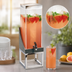 Thumbnail image #3 for Ashwood 3-Gallon Square Beverage Dispenser with Acrylic Body and Oak Wood Base