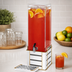 Thumbnail image #3 for Empire 3-Gallon Single Acrylic Beverage Dispenser with Ice Chamber, Drip Tray, and Spigot