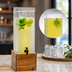 Thumbnail image #3 for Madera 3 Gallon Acrylic Beverage Dispenser with Infuser and Rustic Pine Base