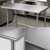 Thumbnail image #3 for Advance Tabco 84-Inch x 24-Inch 304 Stainless Steel Flat Top Work Table with Galvanized Open Base