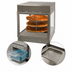 Thumbnail image #3 for Benchmark Countertop Pass-Thru Humidified Hot Food Display Case with Rotating Rack, 18-Inch Pizza Capacity