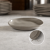 Thumbnail image #4 for American Metalcraft Crave Collection Shadow Melamine 6 1/2-Inch Round Coupe B&B Plate