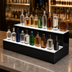 Thumbnail image #4 for Krowne Royal Series 36-Inch 2-Tier Lighted Countertop Liquor Display, Right-Side Cord, 18-Bottle Capacity