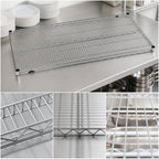Thumbnail image #3 for Metro Super Erecta 1872NS 72 x 18 Inch Type 304 Stainless Steel Open Wire Shelf