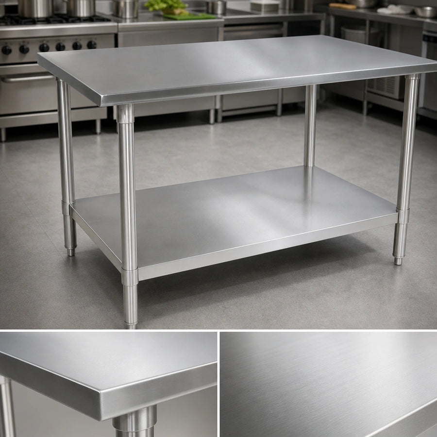 16-Gauge Stainless Steel Top