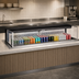 Thumbnail image #4 for Turbo Air 72-Inch Low Profile Drop-In Horizontal Open Refrigerated Display Case, Deck Only, 9.7 Cu. Ft.