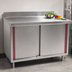 Thumbnail image #3 for Eagle Spec-Master Marine Series Stainless Steel Enclosed Work Table, 72