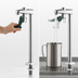 Thumbnail image #3 for Krowne Royal Series Deck Mount Push-Back Pitcher & Glass Filler, 12-Inch Spout