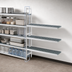 Thumbnail image #3 for Fermostock Modular 4-Tier Polymer Shelving Expansion Kit, 42
