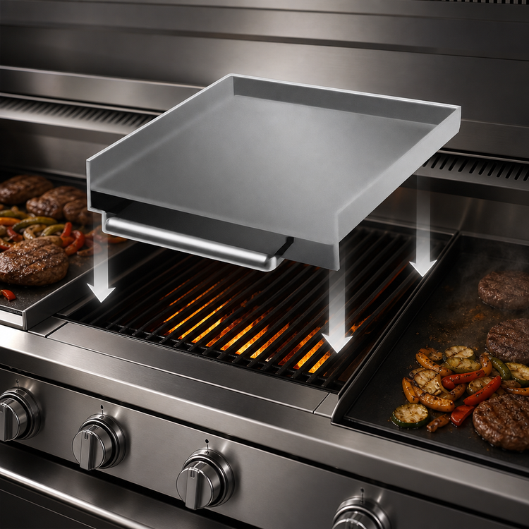 Product image #3 for MagiKitch'n MagiGriddle 60-Inch Center Charbroiler-to-Griddle Conversion Accessory