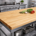 Thumbnail image #3 for Boos Block 96-Inch x 38-Inch Maple Kitchen Countertop, Blended Edge Grain, Varnique Finish