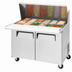 Thumbnail image #3 for Turbo Air Super Deluxe One-Section Sandwich/Salad Mega Top Prep Table Refrigerator with 2 Drawers, 12-Pan Opening